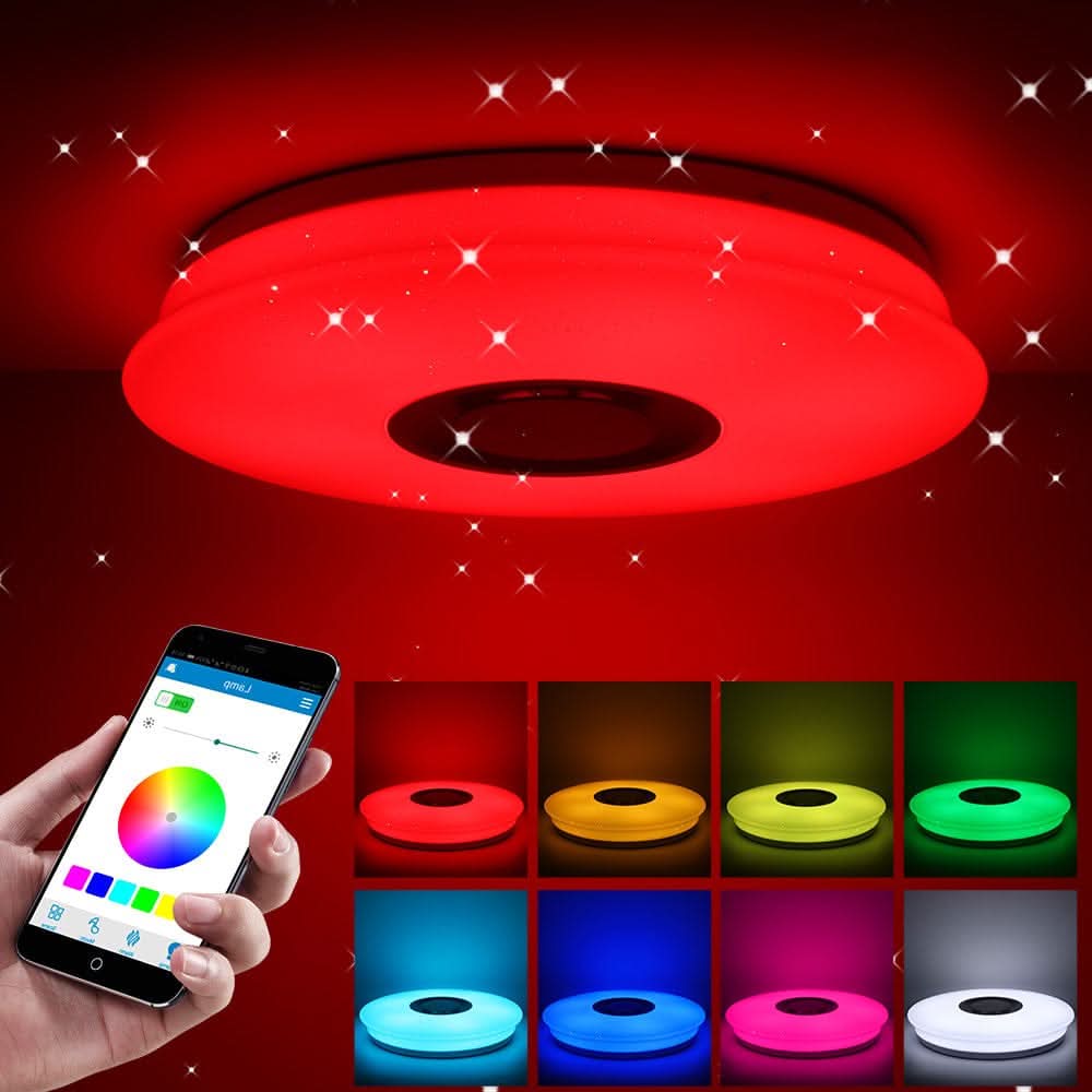 AuraBeats Smart RGB LED Ceiling Light - Zhoras333 US