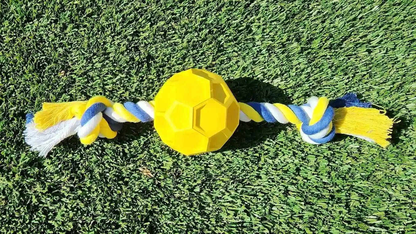 SoccerChew Rope Ball for Active Dogs - Zhoras333 US