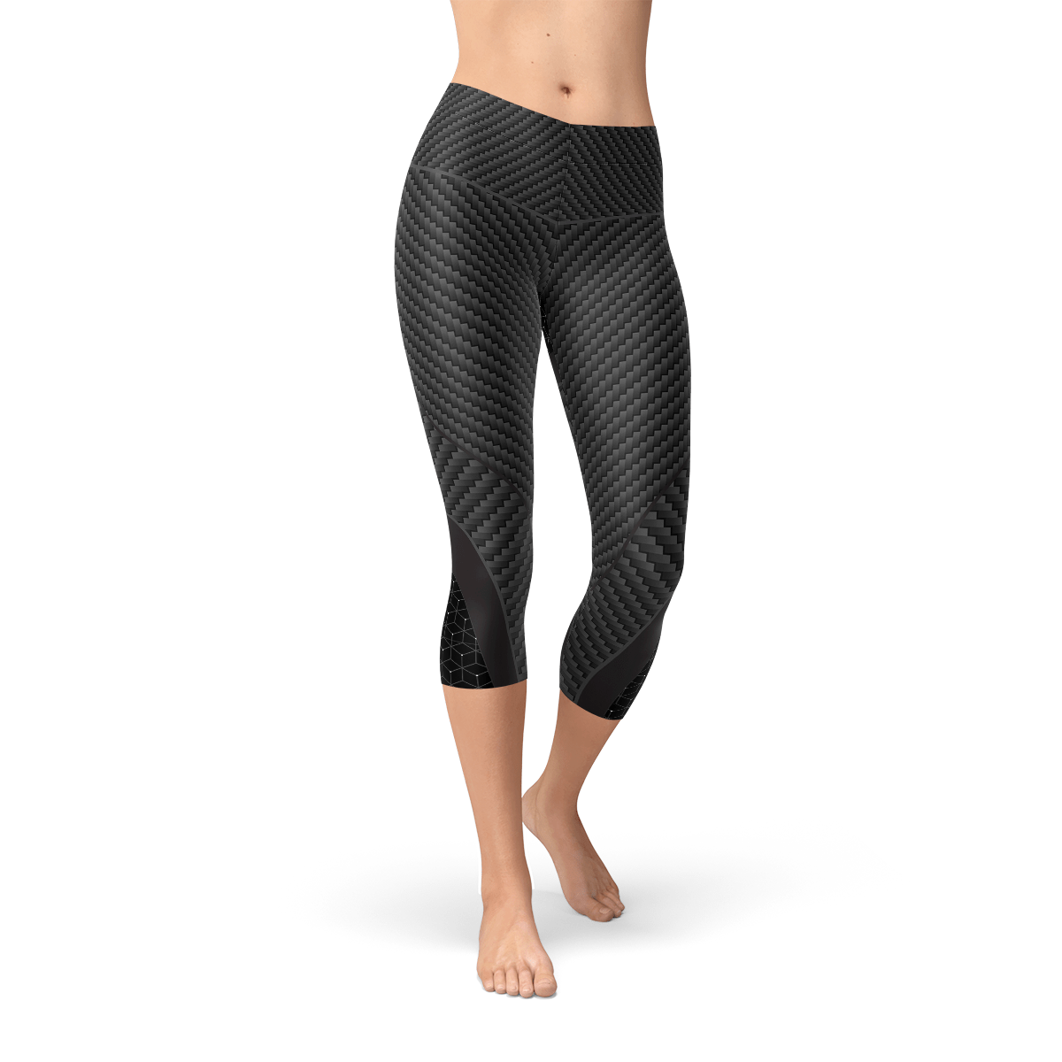 Shadow Velocity Carbon Capris Activewear - Zhoras333 US
