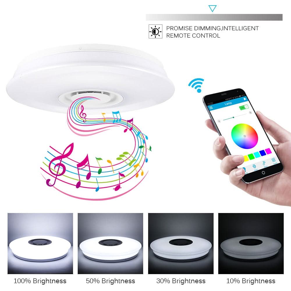 AuraBeats Smart RGB LED Ceiling Light - Zhoras333 US