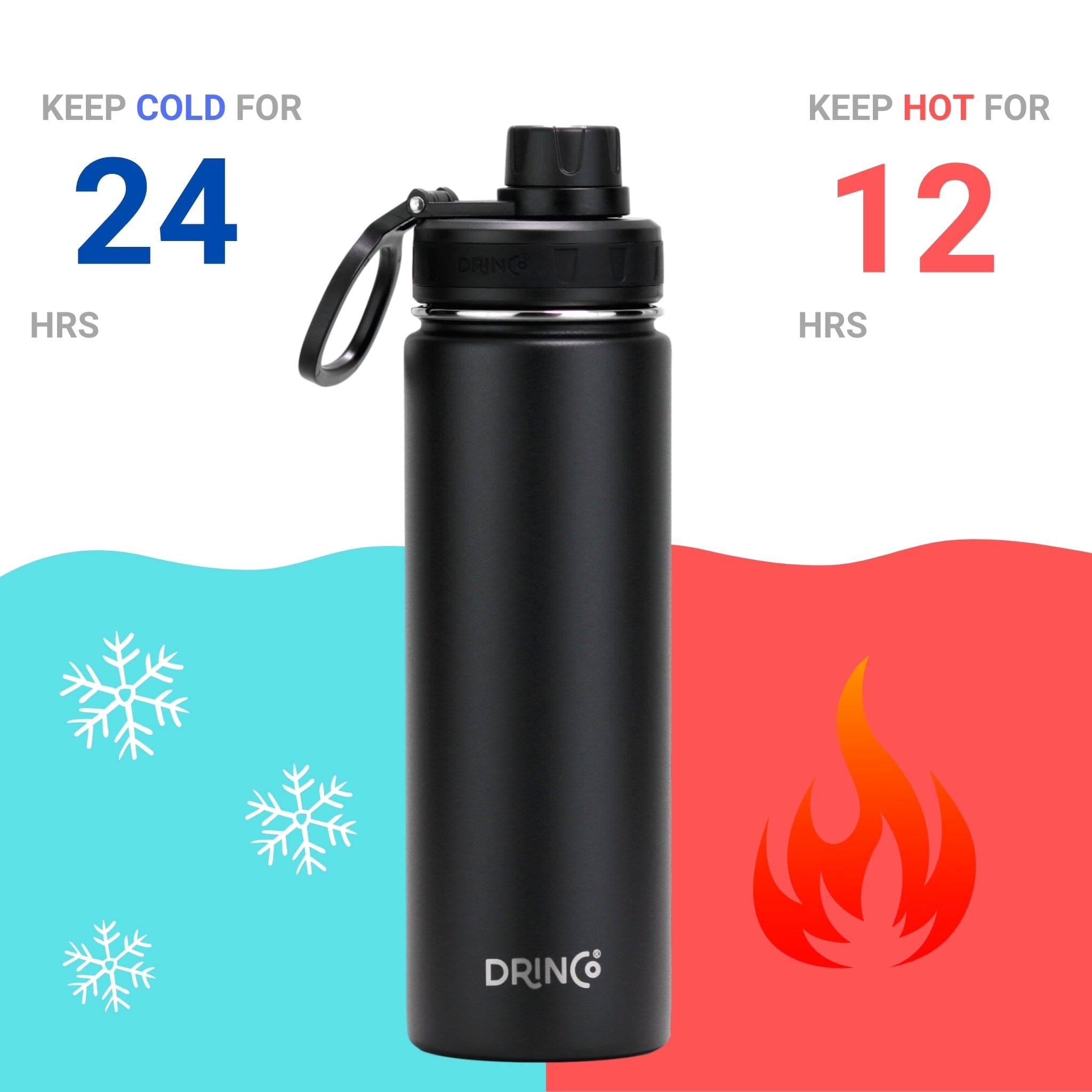 DRINCO 22oz Adventure Water Bottle - Zhoras333 US