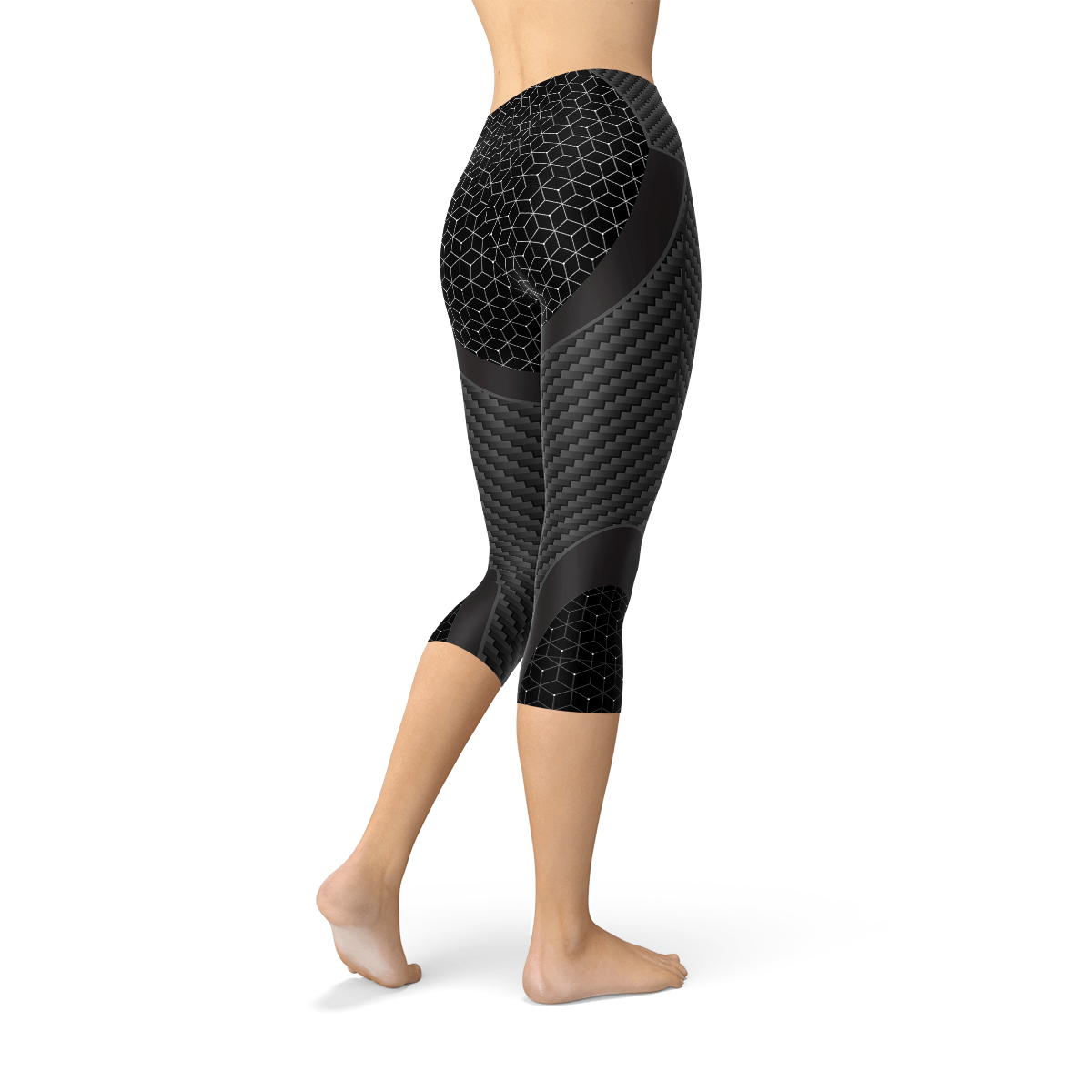 Shadow Velocity Carbon Capris Activewear - Zhoras333 US