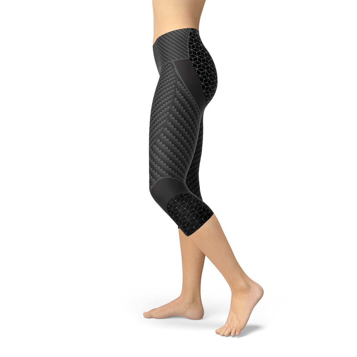 Shadow Velocity Carbon Capris Activewear - Zhoras333 US