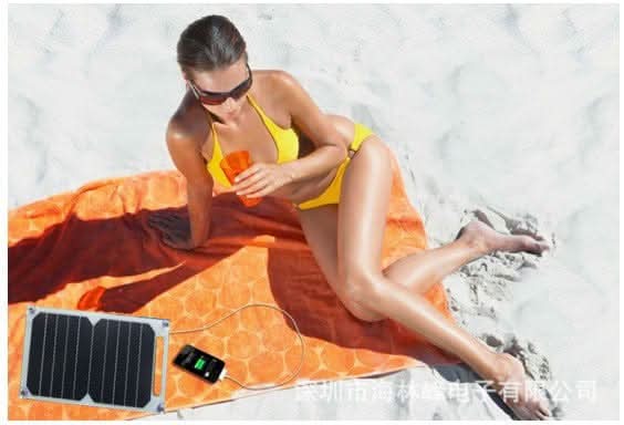 SunPort 10W Solar Charging Panel Outdoor - Zhoras333 US