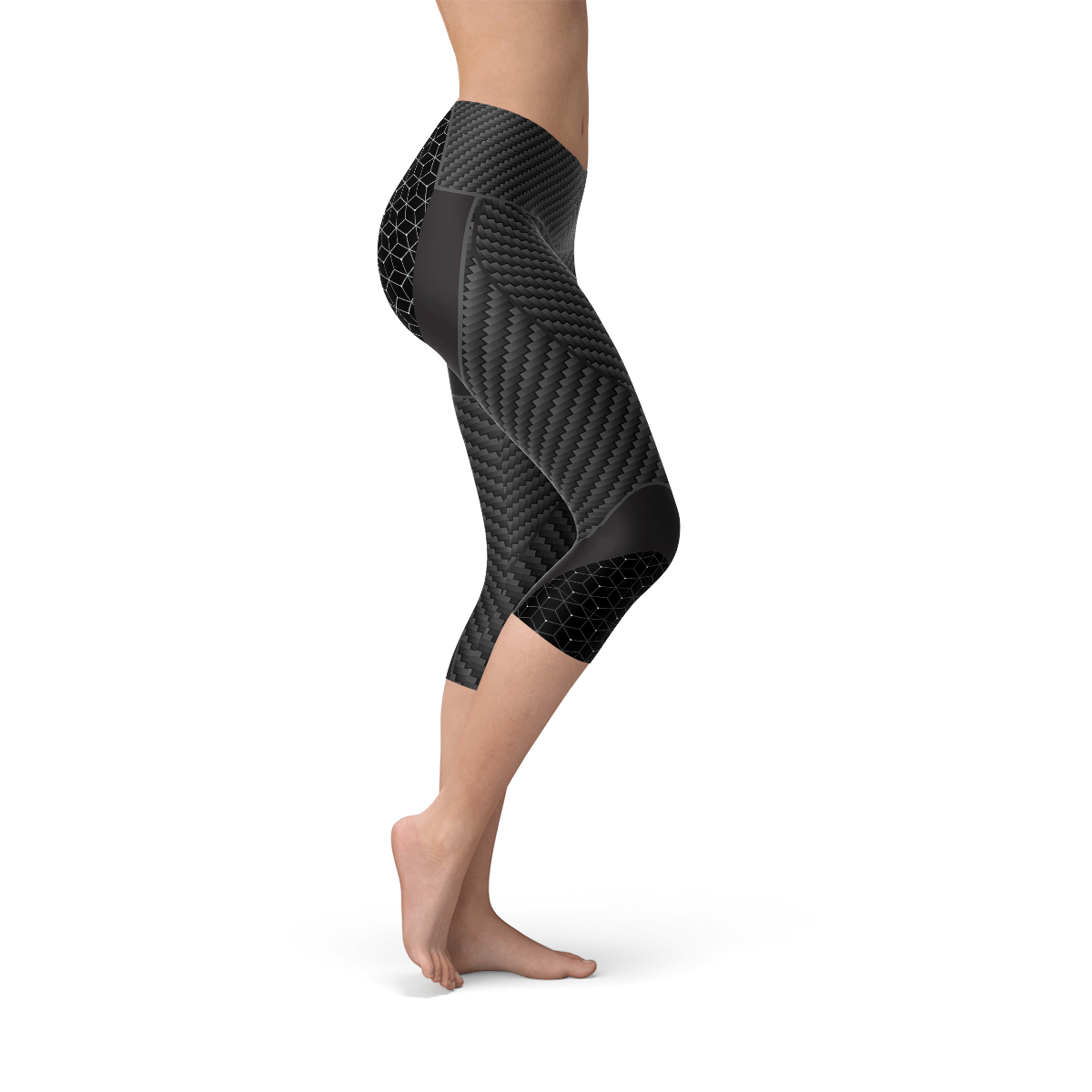 Shadow Velocity Carbon Capris Activewear - Zhoras333 US