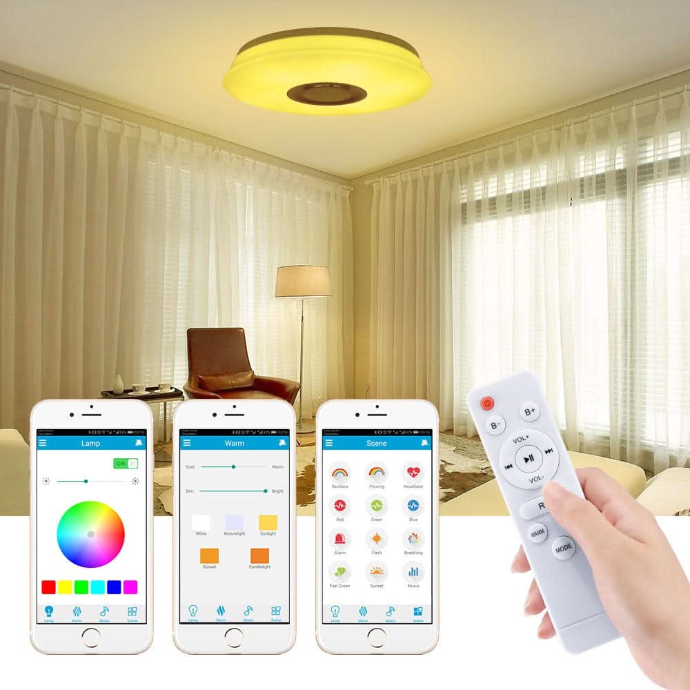 AuraBeats Smart RGB LED Ceiling Light - Zhoras333 US
