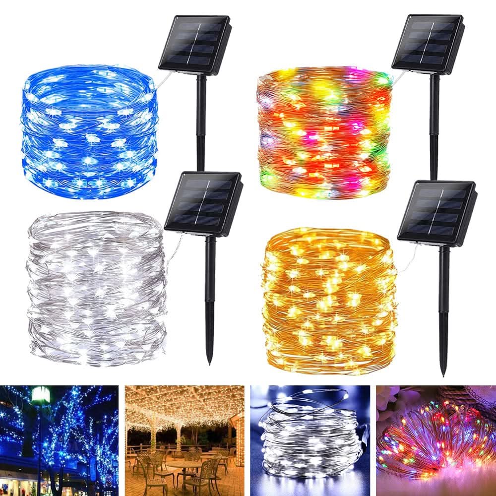 LumiGlow Solar Fairy String Lights Magic - Zhoras333 US