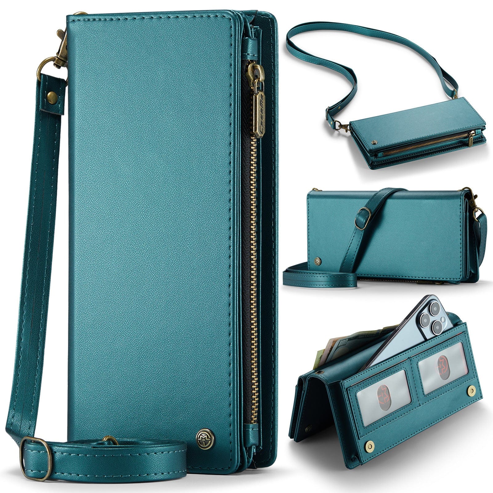 LuxeHold Multi - Pocket Wallet - Crossbody - Zhoras333 US