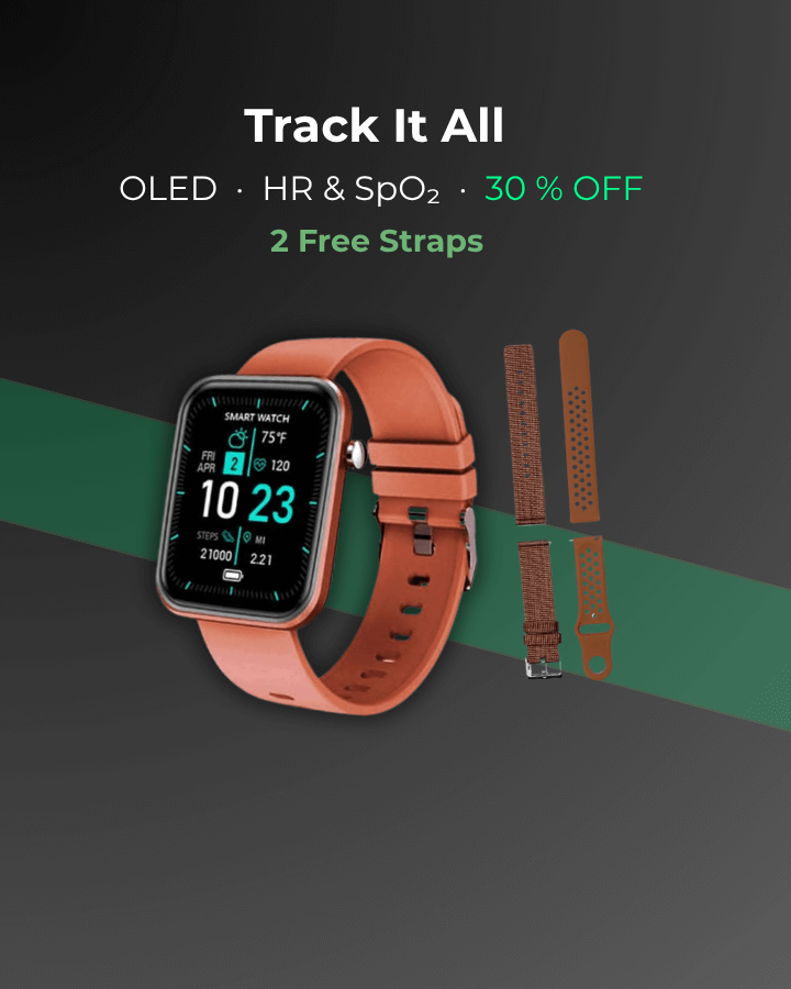 FitVibe Watch 3X – Smartwatch OLED + 3 Correas | 30 % DTO Hoy – Zhoras333