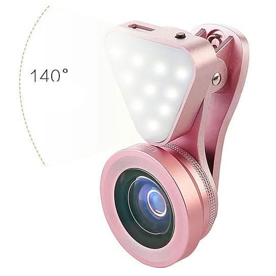 LumiClip Lens & LED Selfie Light - Zhoras333 US