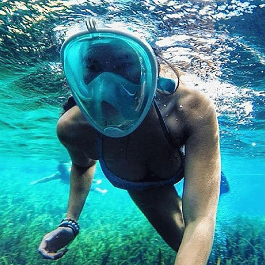 AquaVision Full - Face Snorkel Mask - Zhoras333 US