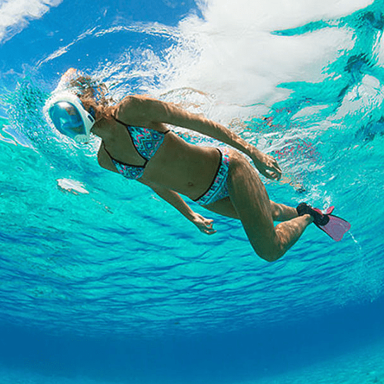 AquaVision Full - Face Snorkel Mask - Zhoras333 US
