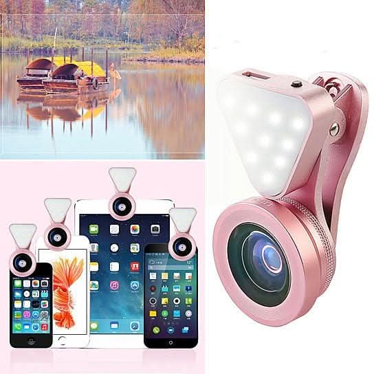 LumiClip Lens & LED Selfie Light - Zhoras333 US