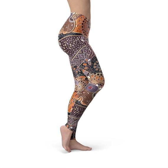 Sacred Earth Boho Tribal Leggings - Zhoras333 US