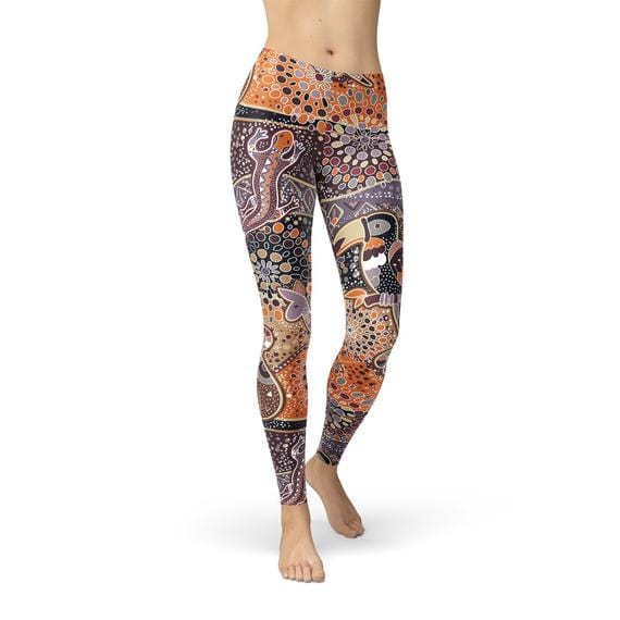 Sacred Earth Boho Tribal Leggings - Zhoras333 US
