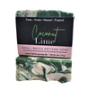 Coconut Lime Cold Process Soap Bar — Creamy Lather & Fresh Tropical Scent - Zhoras333 US