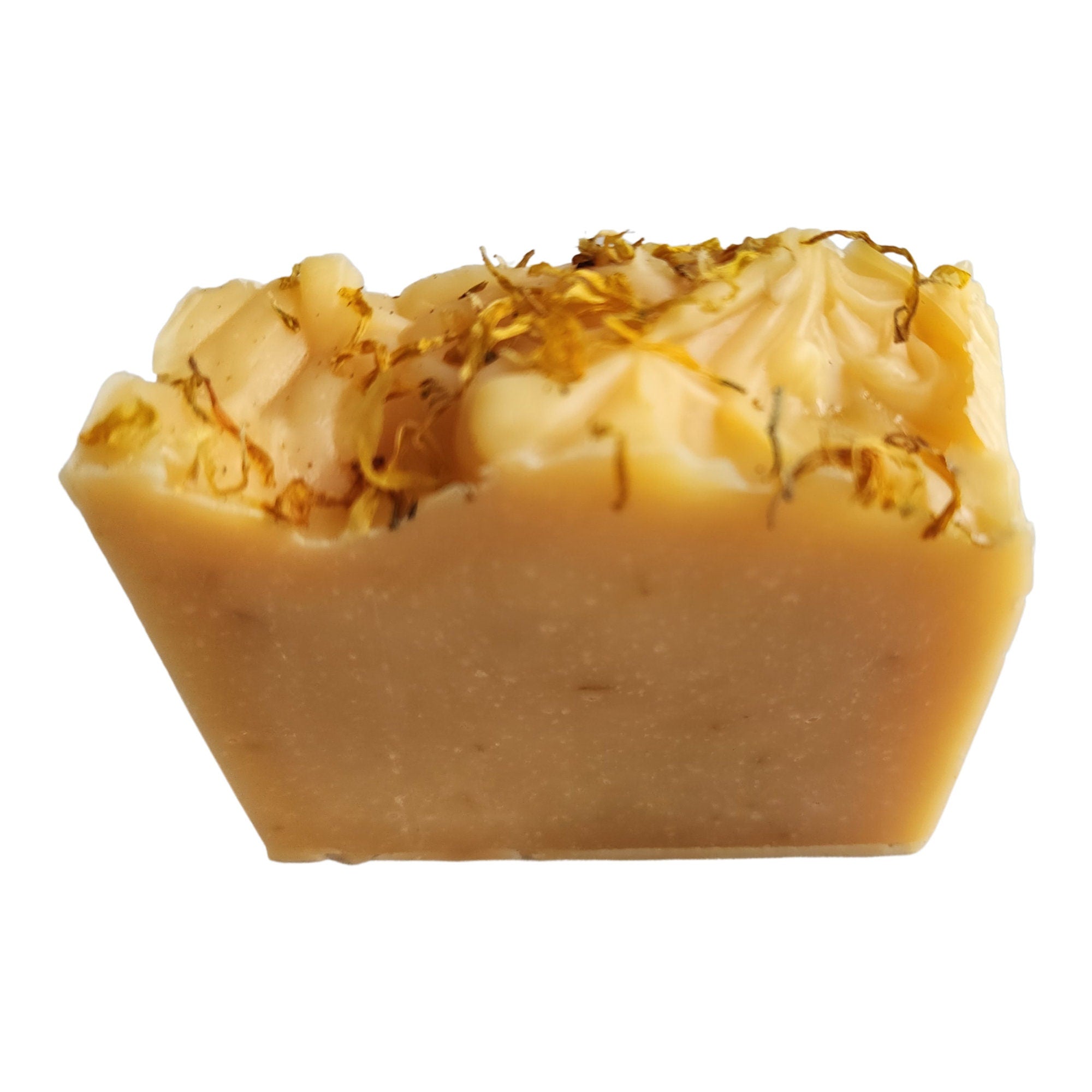Cold Process Soap Bar — Lemongrass & Calendula for Gentle Cleanse - Zhoras333 US