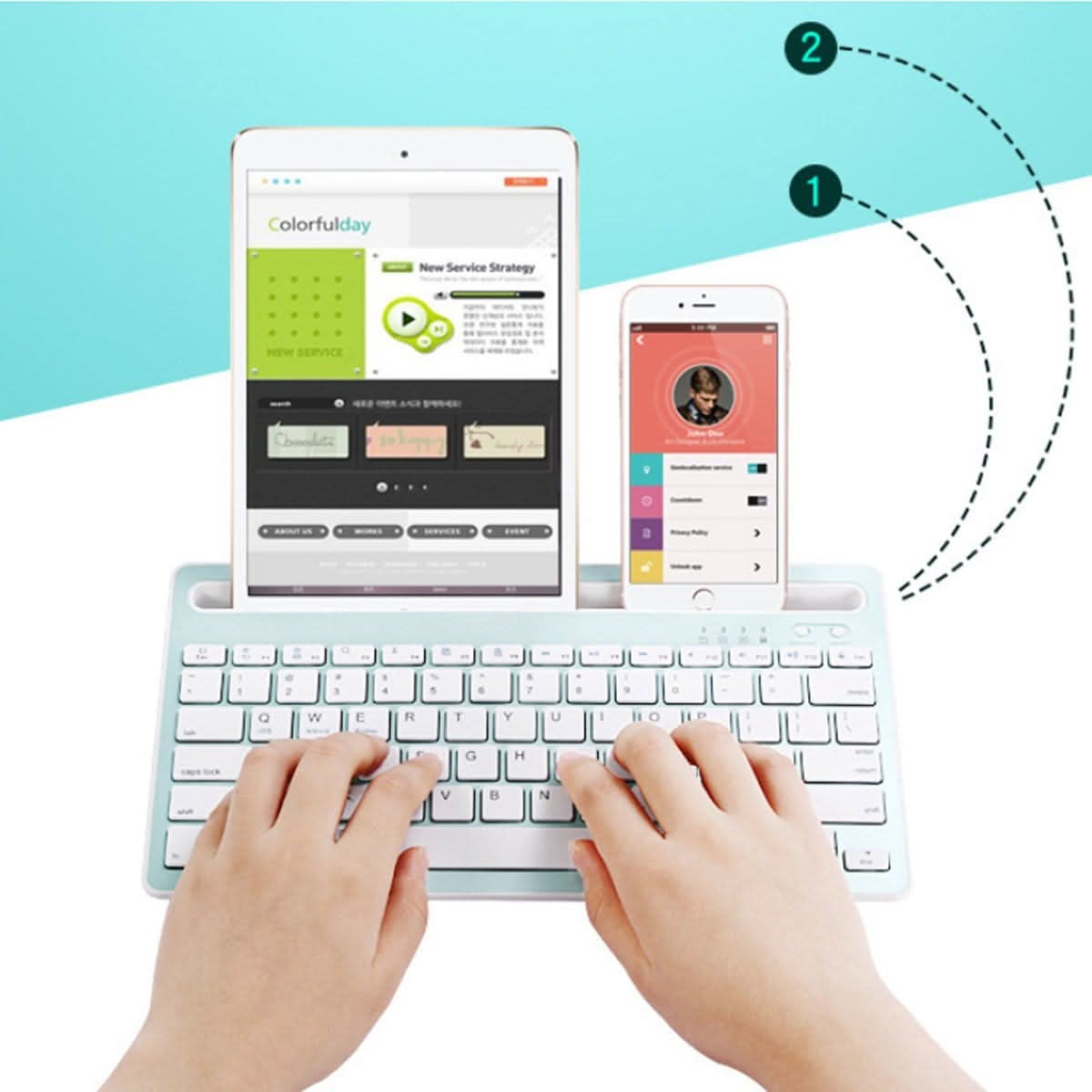 KeyLink Pro Bluetooth Multi - Device Stand - Zhoras333 US