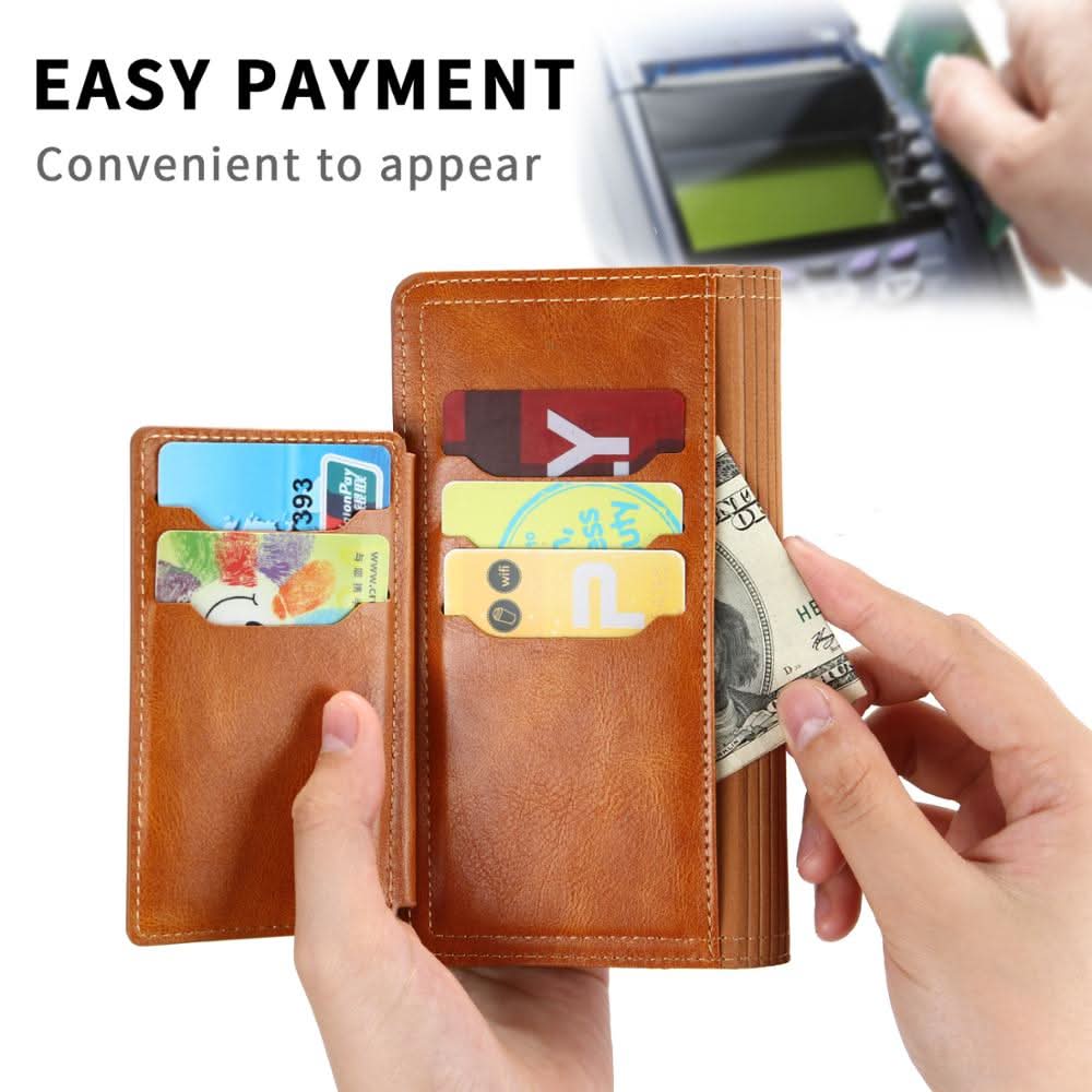 MagCharge Vegan Leather Zipper Wallet Case - Zhoras333 US
