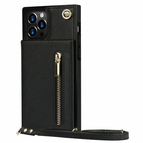 Slim Zipper Wallet Case iPhone Crossbody - Zhoras333 US