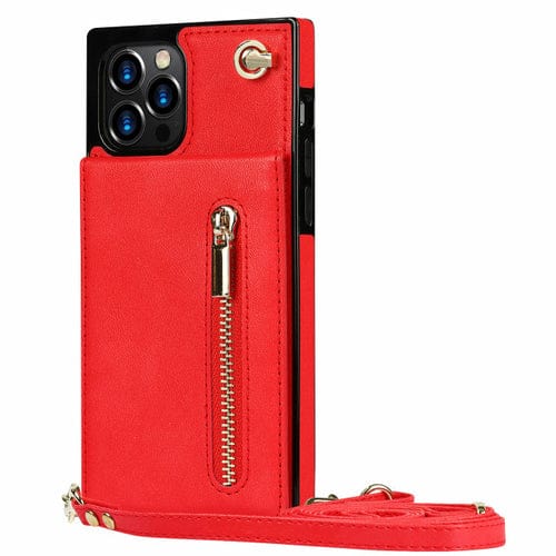 Slim Zipper Wallet Case iPhone Crossbody - Zhoras333 US