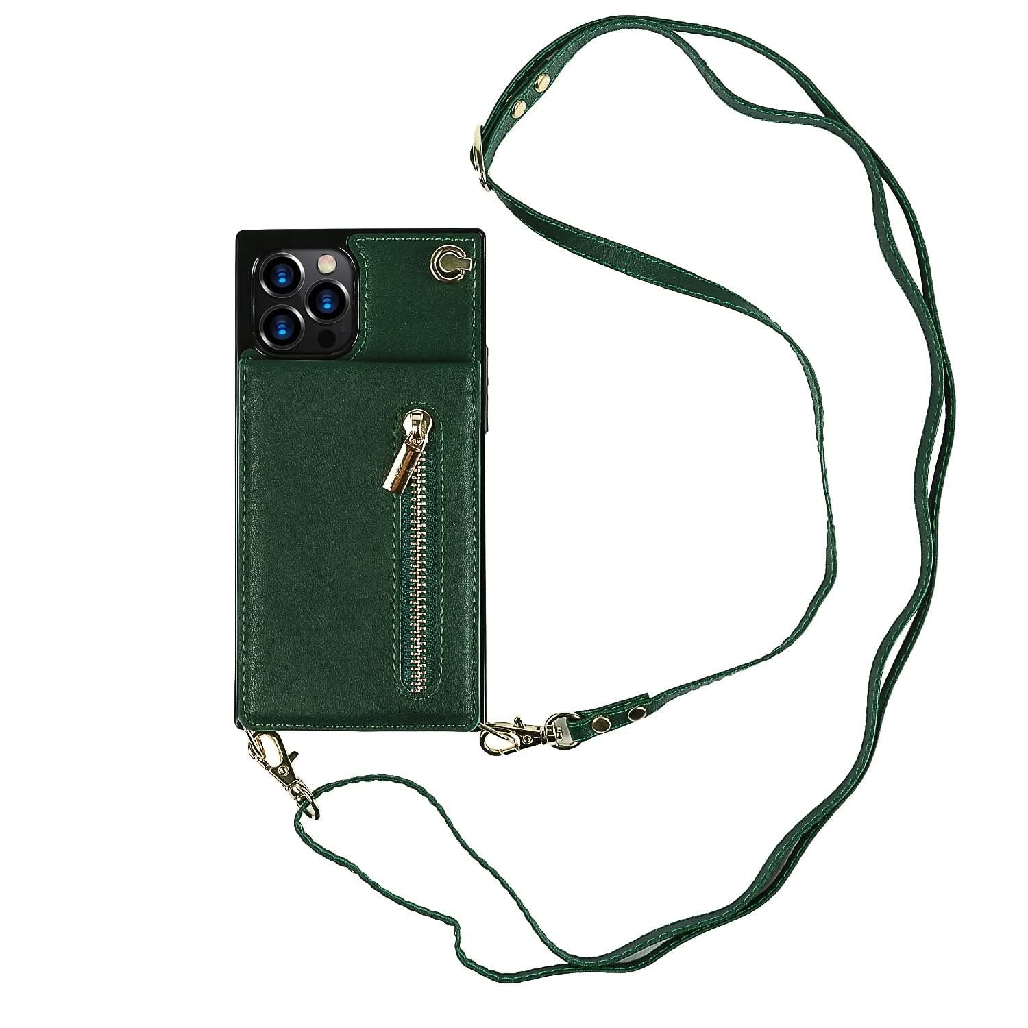 Slim Zipper Wallet Case iPhone Crossbody - Zhoras333 US