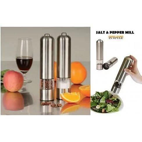 StainlessPulse Electric Spice Mill - Zhoras333 US
